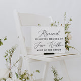 Reserved In Loving Memory | THE ARI