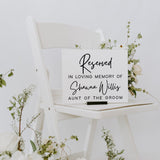 Reserved In Loving Memory | THE ELLE