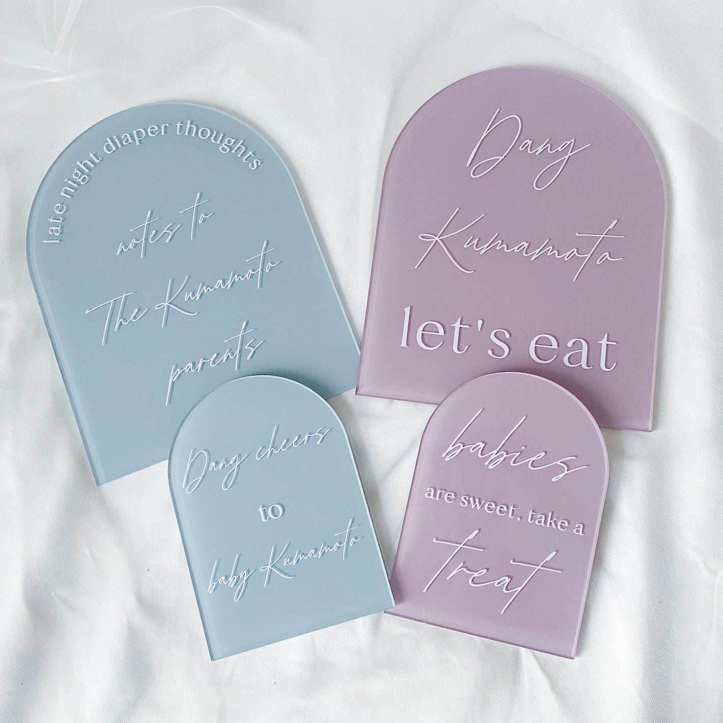 Acrylic Baby Shower Sign Bundle