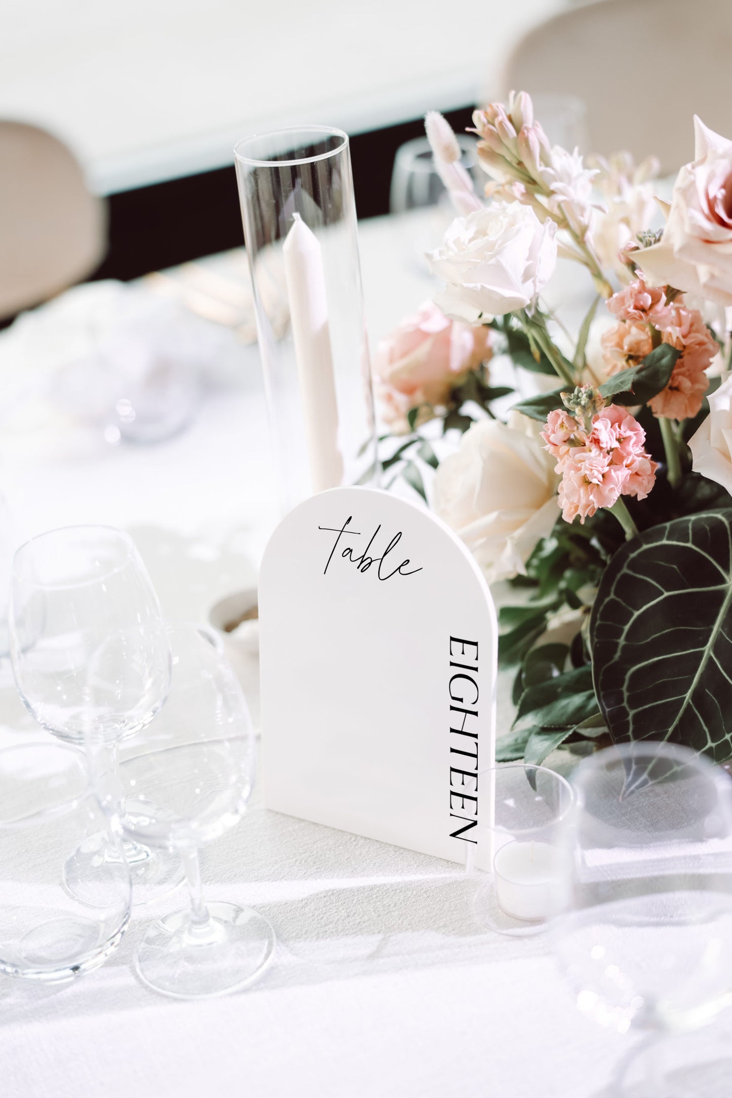 Acrylic Table Numbers