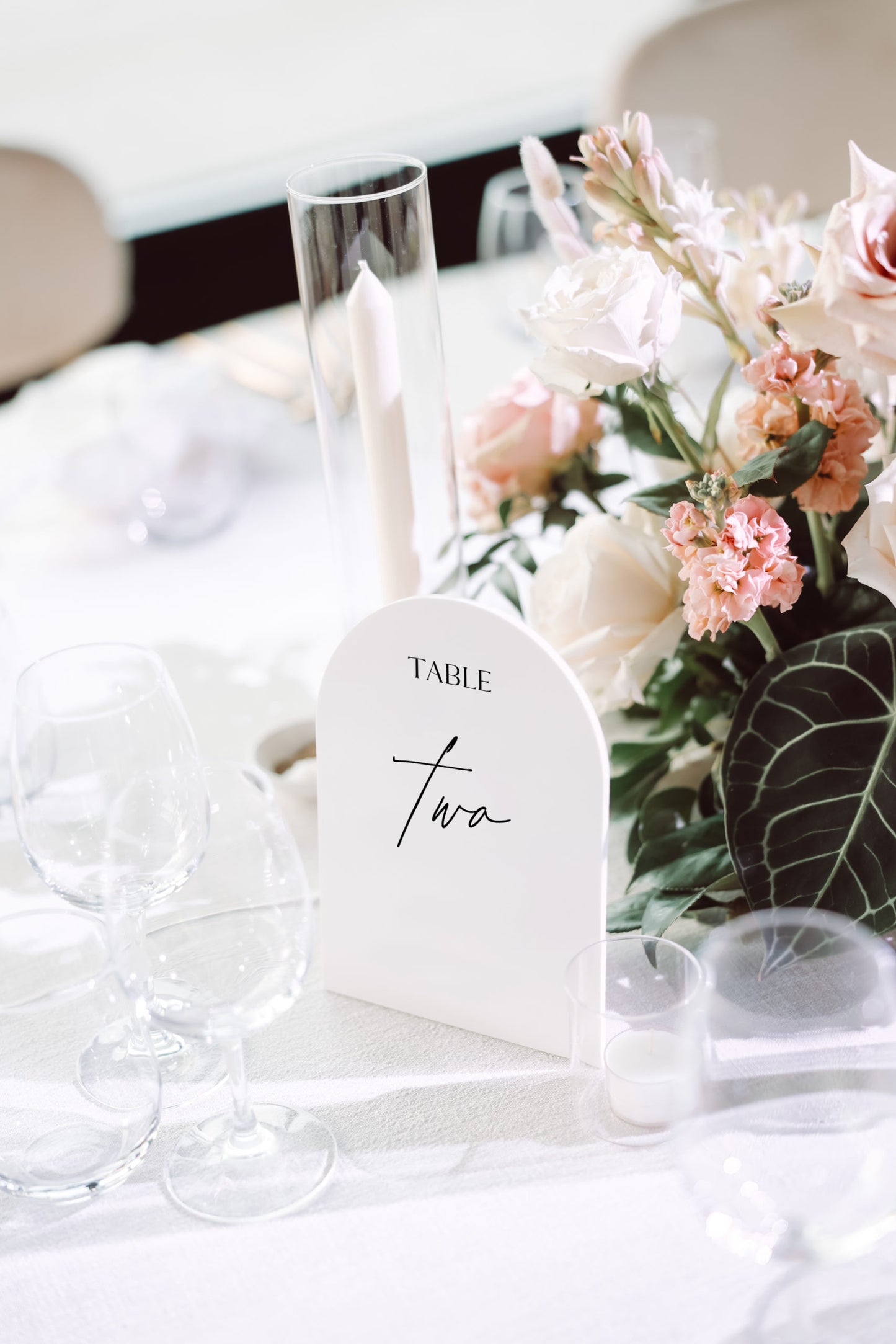Acrylic Table Numbers