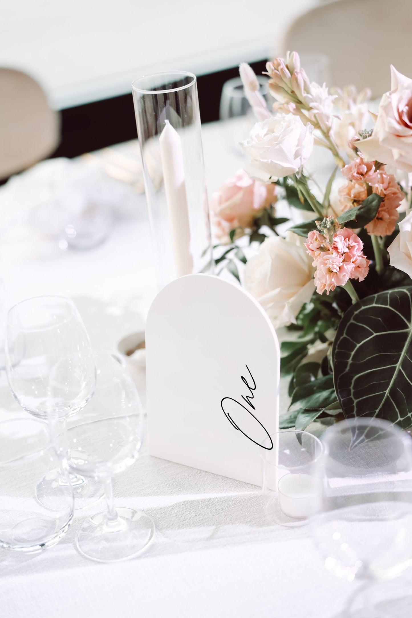 Acrylic Table Numbers