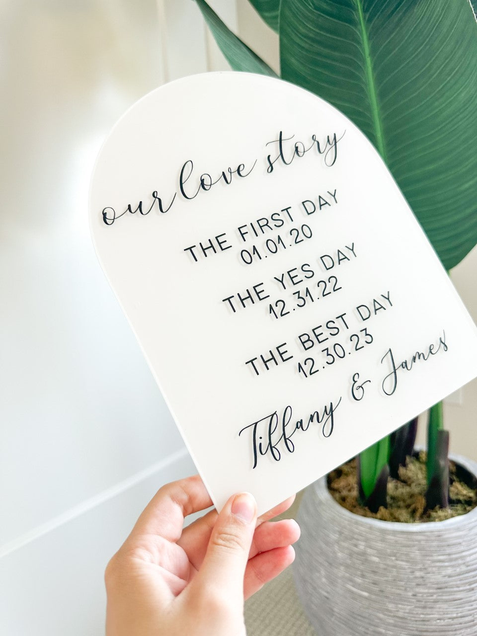 Our Love Story Sign