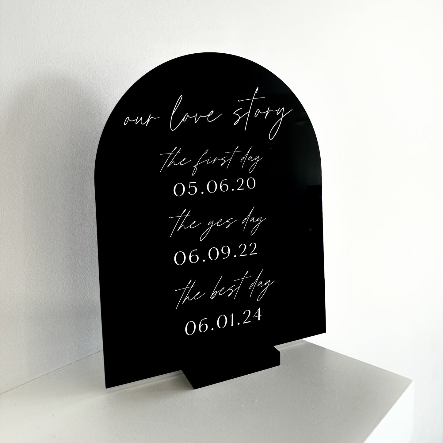 Our Love Story Sign