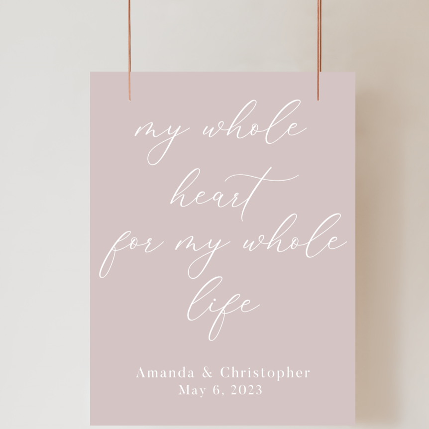 Acrylic Welcome Sign