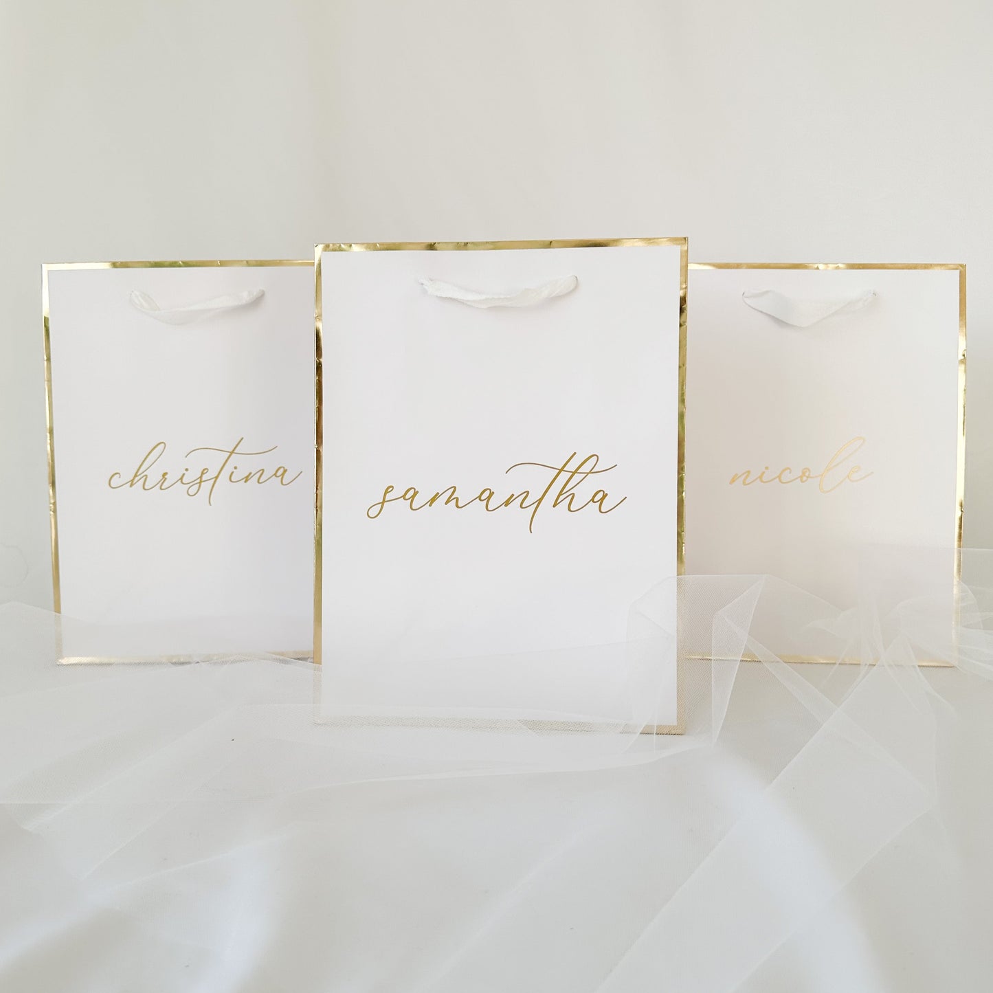 Gold Trim Gift Bag