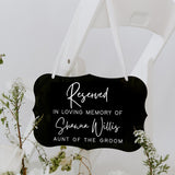 Reserved In Loving Memory | THE ELLE