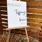Acrylic Welcome Sign