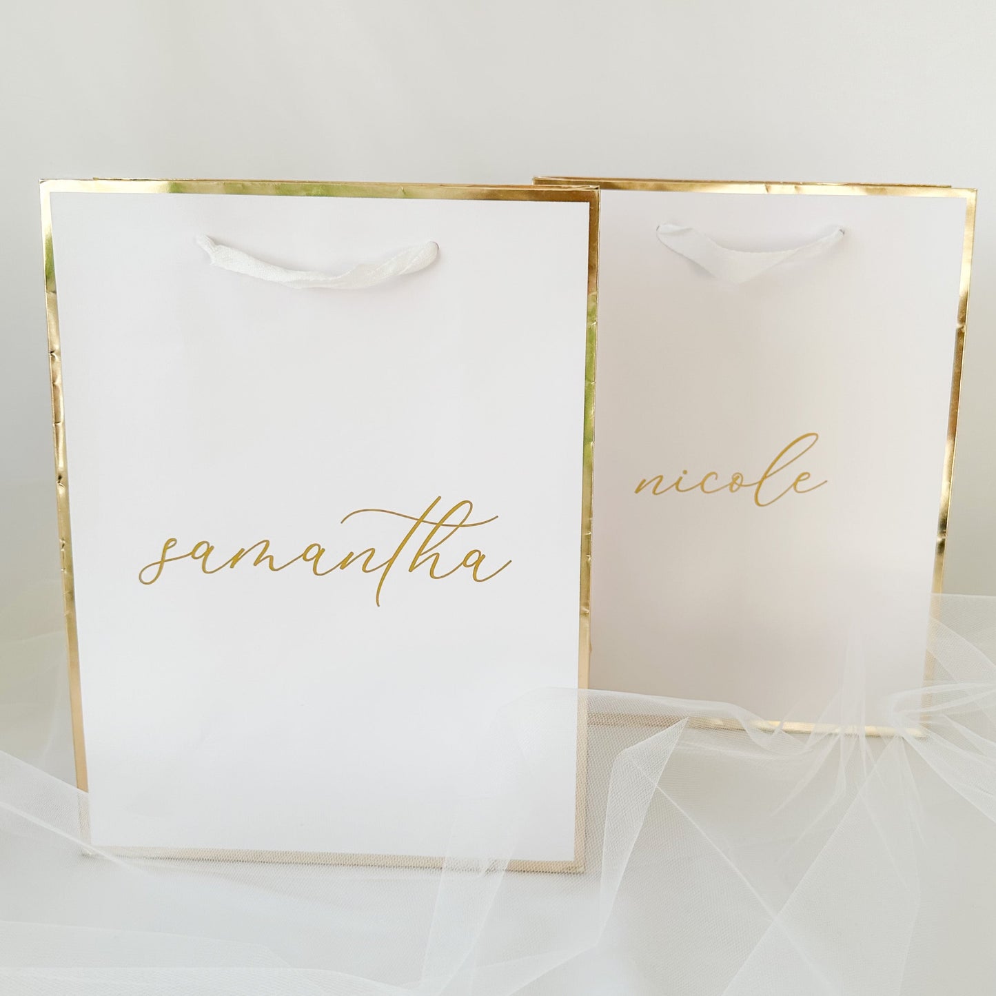 Gold Trim Gift Bag