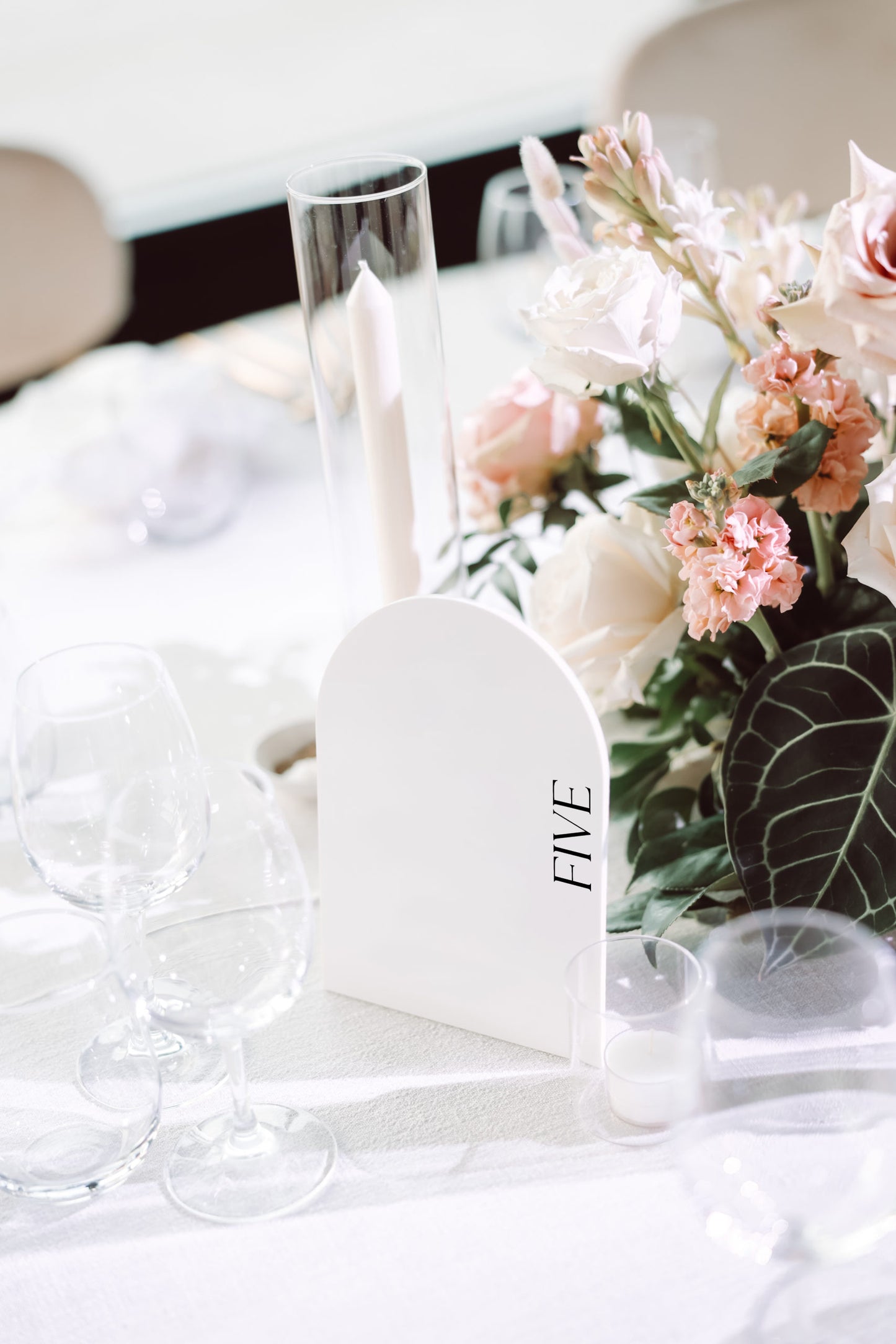 Acrylic Table Numbers