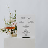 Bar Menu | THE ELLE