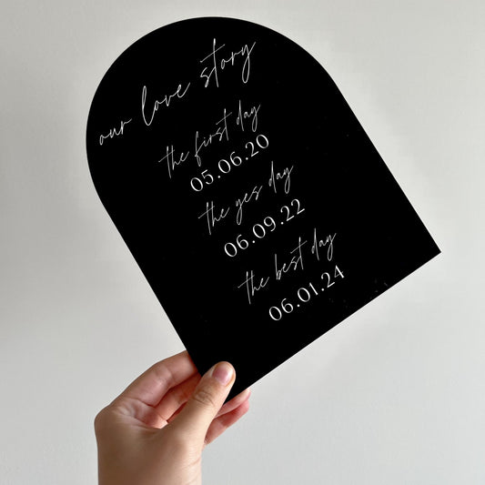 Our Love Story Sign