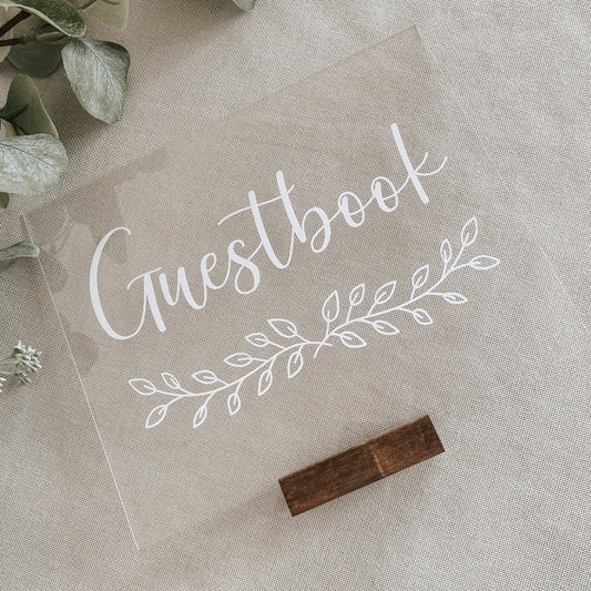Acrylic Guestbook Sign