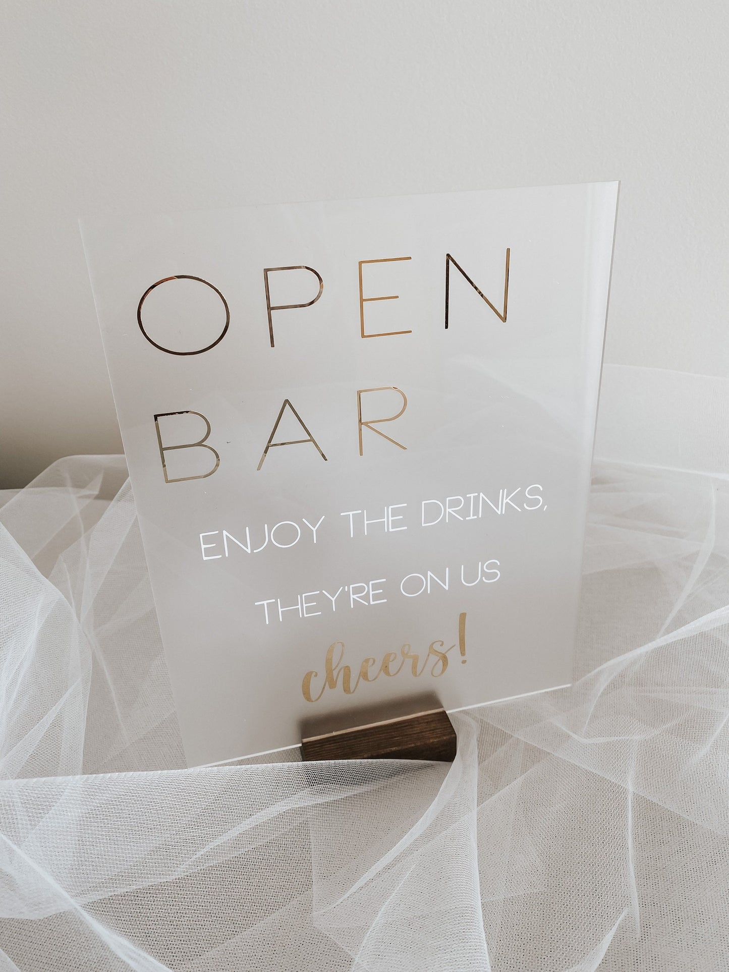 Open Bar Sign
