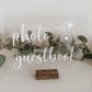 Acrylic Photo Guestbook Sign