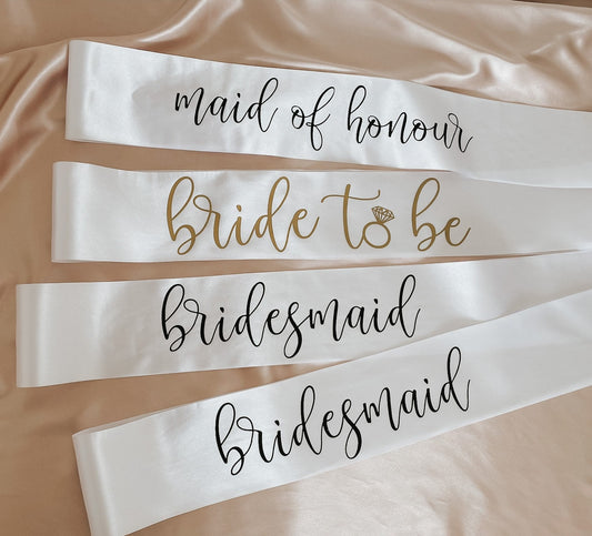 Bridal Party Sash