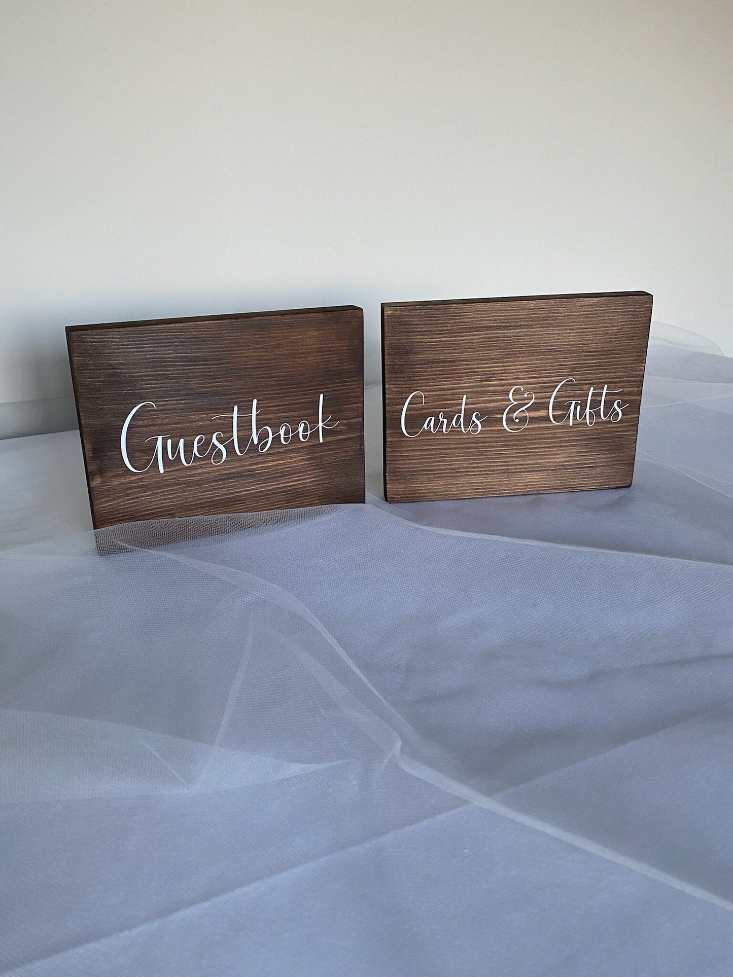 Wooden Cards + Gifts Sign Set