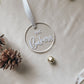 Acrylic Personalized Christmas Ornament
