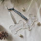 Acrylic Dog Bone Christmas Ornament